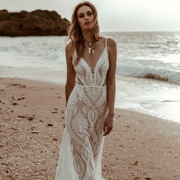 Pandora by Rish Wedding Dress - unworn, unaltered - Picture 1 of 7